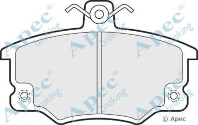 APEC BRAKING pad442 -  Комплект тормозных колодок, дисковый тормоз